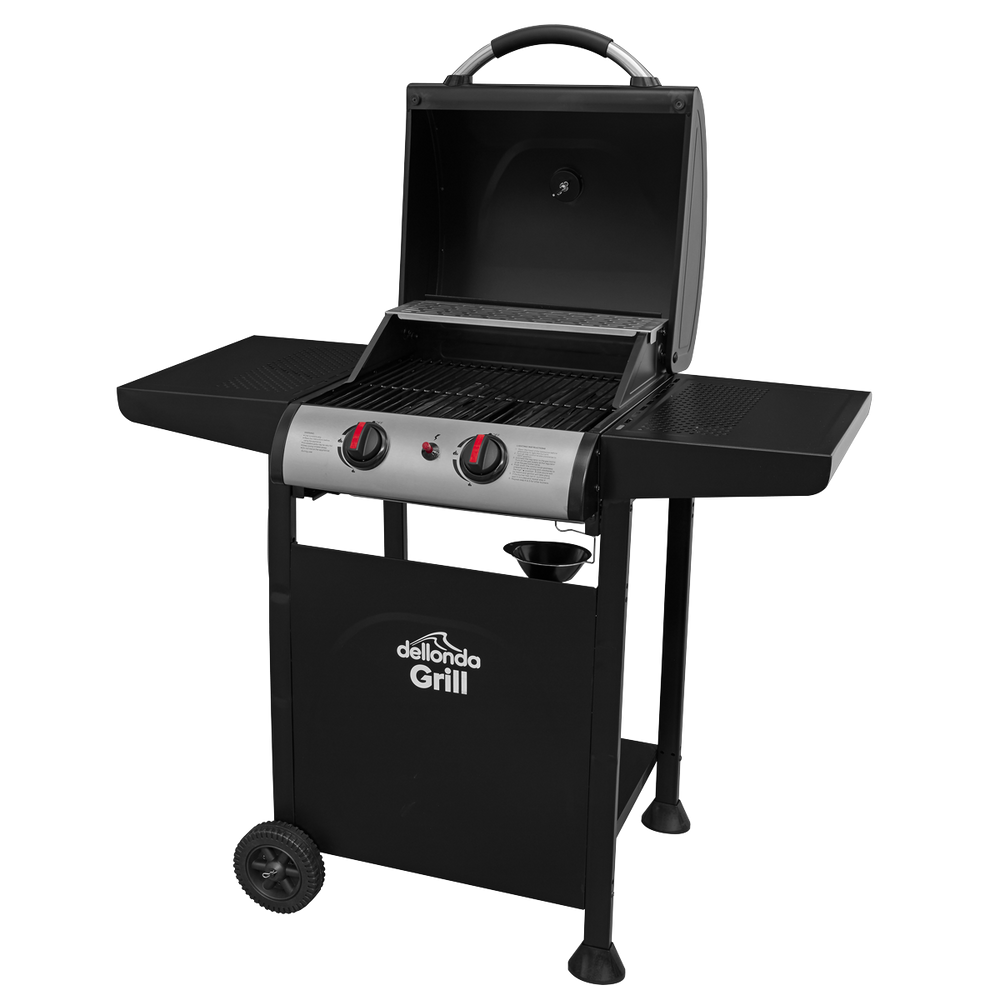 Dellonda DG13 2 Burner Gas BBQ Grill with Piezo Ignition & Thermometer - additional view 15