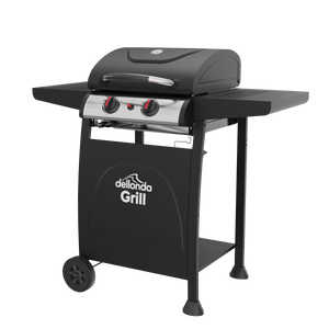 Dellonda DG13 2 Burner Gas BBQ Grill with Piezo Ignition & Thermometer - additional view 2