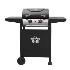 Dellonda DG13 2 Burner Gas BBQ Grill with Piezo Ignition & Thermometer - additional view 3