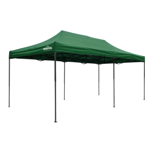 Dellonda DG140 Premium 3x6m Pop-Up Gazebo, Heavy Duty, PVC Coated, Water-Resistant Fabric, Supplied with Carry Bag, Rope