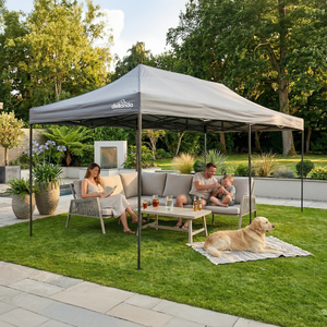 Dellonda DG141 Premium 3x6m Pop-Up Gazebo, Heavy Duty, PVC Coated, Water-Resistant Fabric, Supplied with - additional view 5