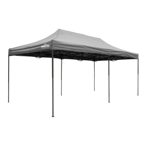 Dellonda DG141 Premium 3x6m Pop-Up Gazebo, Heavy Duty, PVC Coated, Water-Resistant Fabric, Supplied with Carry Bag, Rope