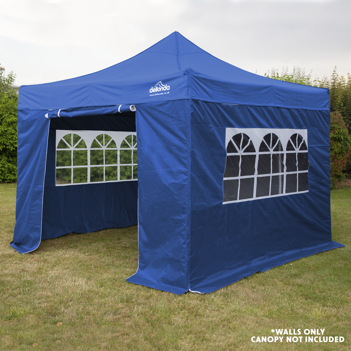 Dellonda DG143 Premium Side Walls/Doors/Windows for Gazebo/Marquee, Fits 2 x 2m Models - Blue - additional view 6