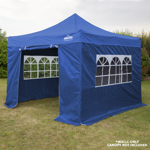 Dellonda DG143 Premium Side Walls/Doors/Windows for Gazebo/Marquee, Fits 2 x 2m Models - Blue - additional view 6