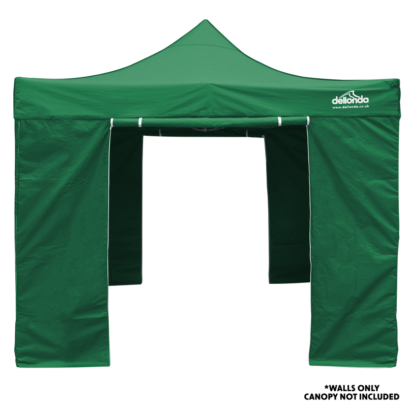 Dellonda DG144 Premium Side Walls/Doors/Windows for Gazebo/Marquee, Fits 2 x 2m Models - Dark Green - additional view 3
