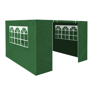Dellonda DG144 Premium Side Walls/Doors/Windows for Gazebo/Marquee, Fits 2 x 2m Models - Dark Green - additional view 2