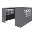 Dellonda DG145 Premium Side Walls/Doors/Windows for Gazebo/Marquee, Fits 2 x 2m Models - Grey
