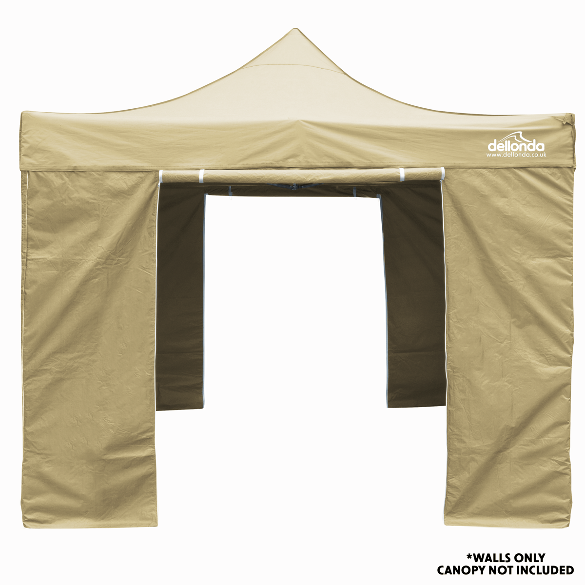 Dellonda DG146 Premium Gazebo/Marquee Side Walls/Doors/Windows, Fits 3 x 3m Models - Beige - additional view 6