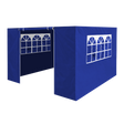 Dellonda DG147 Premium Gazebo/Marquee Side Walls/Doors/Windows, Fits 3 x 3m Models - Blue
