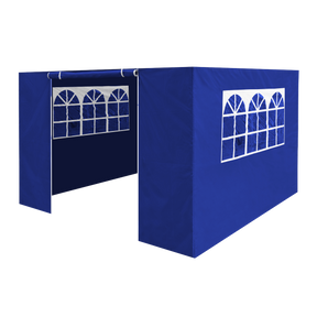 Dellonda DG147 Premium Gazebo/Marquee Side Walls/Doors/Windows, Fits 3 x 3m Models - Blue