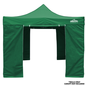 Dellonda DG148 Premium Gazebo/Marquee Side Walls/Doors/Windows, Fits 3 x 3m Models - Dark Green - additional view 3