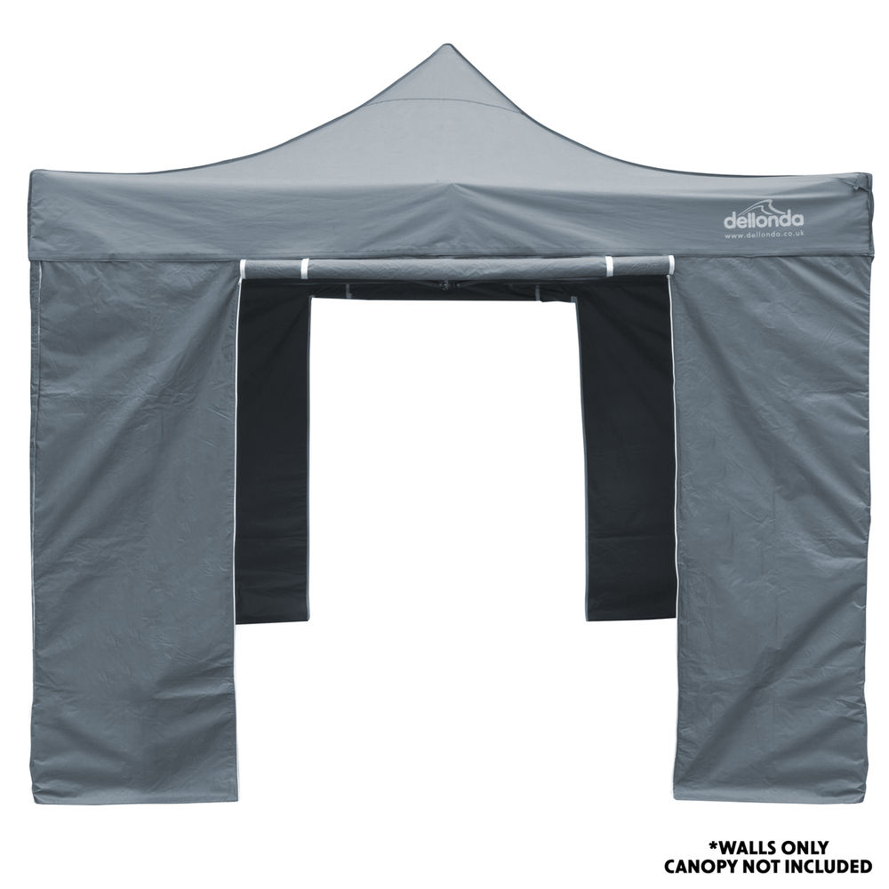 Dellonda DG149 Premium Gazebo/Marquee Side Walls/Doors/Windows, Fits 3 x 3m Models - Grey - additional view 3