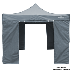 Dellonda DG149 Premium Gazebo/Marquee Side Walls/Doors/Windows, Fits 3 x 3m Models - Grey - additional view 3