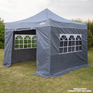 Dellonda DG149 Premium Gazebo/Marquee Side Walls/Doors/Windows, Fits 3 x 3m Models - Grey - additional view 6