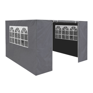 Dellonda DG149 Premium Gazebo/Marquee Side Walls/Doors/Windows, Fits 3 x 3m Models - Grey - additional view 2