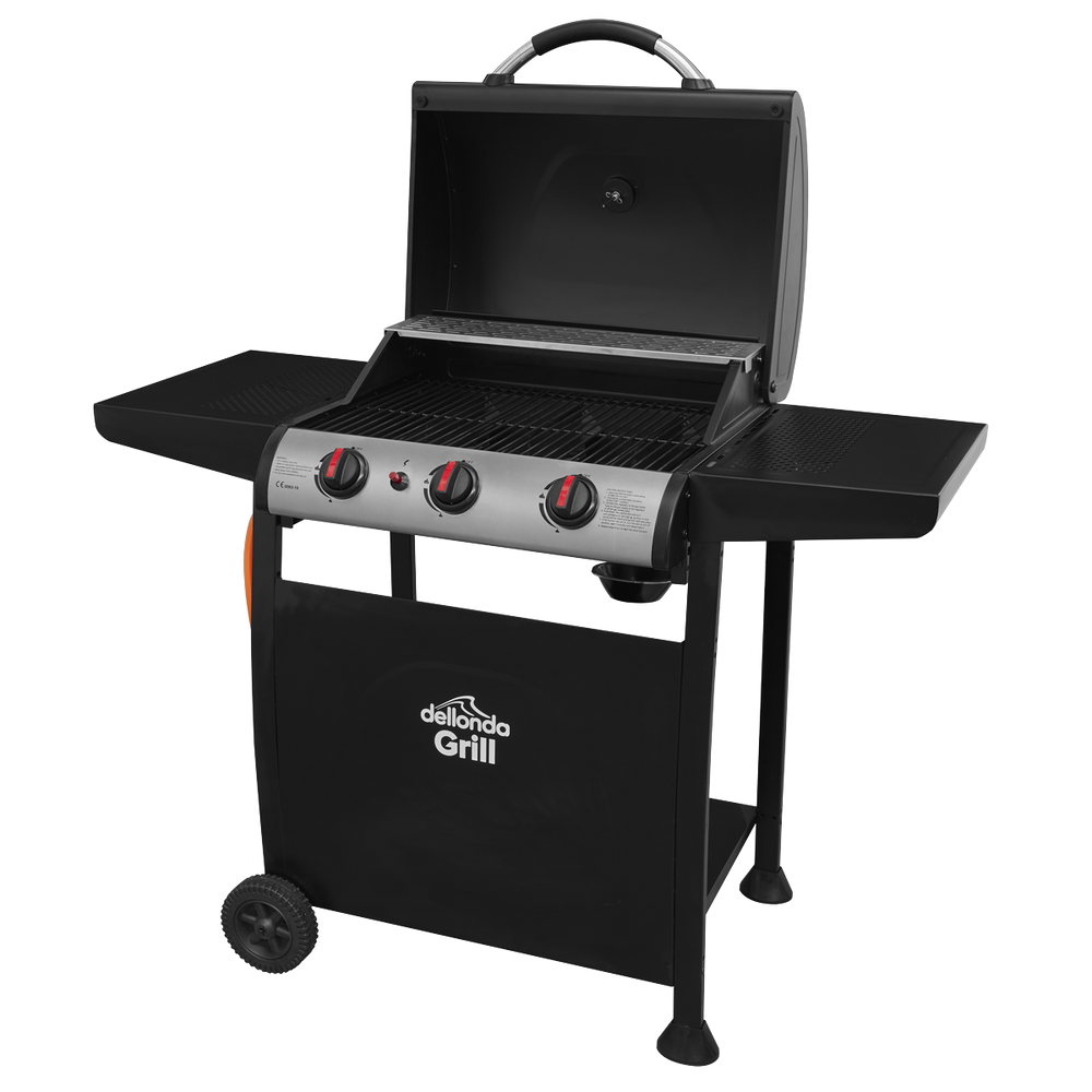 Dellonda DG14 3 Burner Gas BBQ Grill with Piezo Ignition & Thermometer - additional view 6