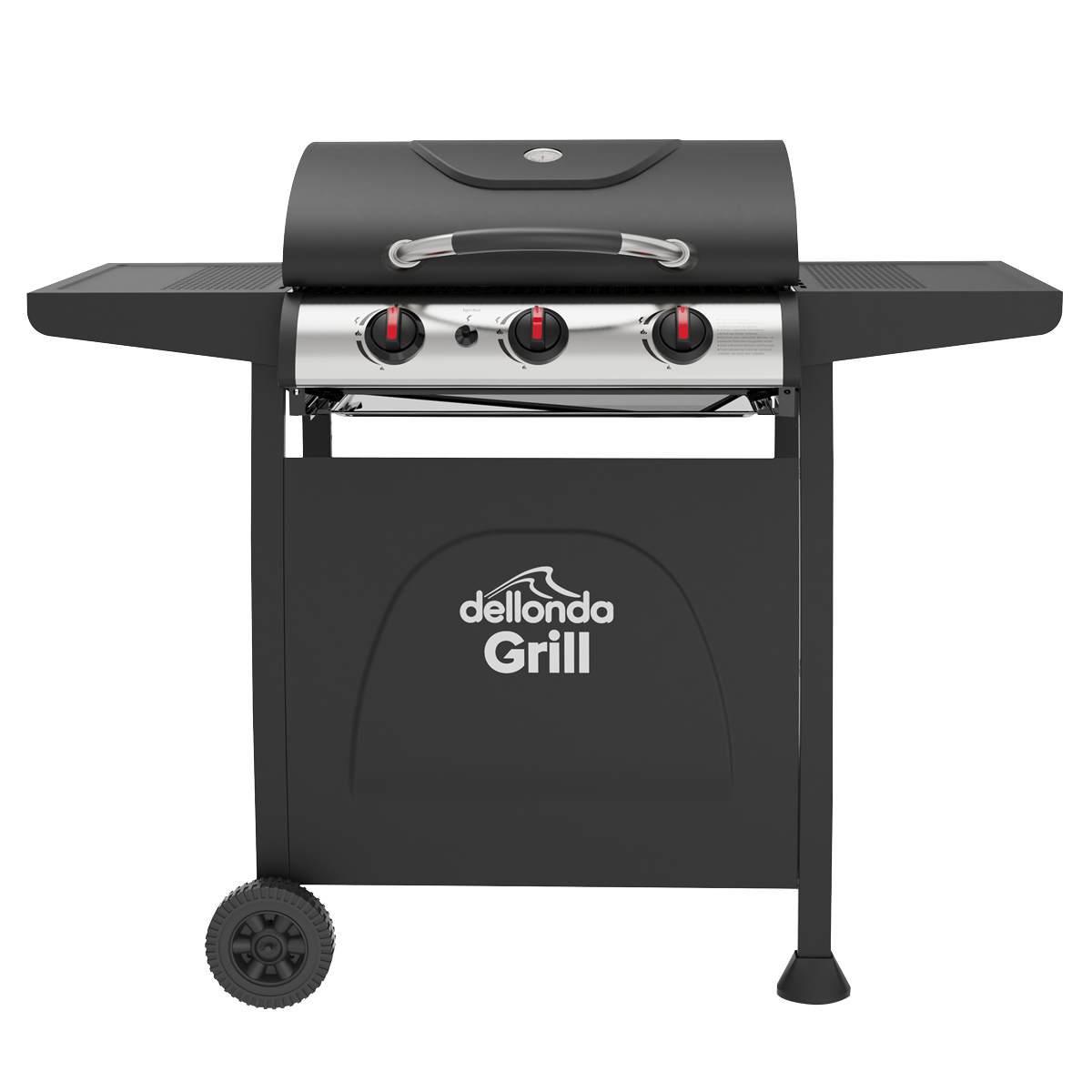 Dellonda DG14 3 Burner Gas BBQ Grill with Piezo Ignition & Thermometer - additional view 3