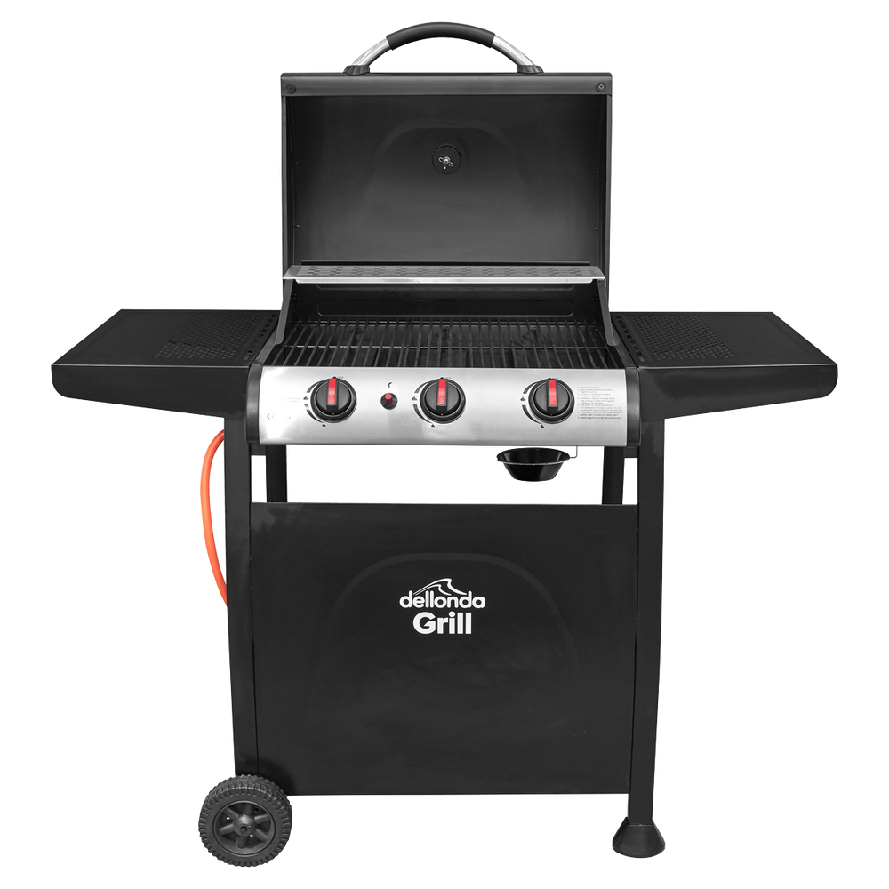 Dellonda DG14 3 Burner Gas BBQ Grill with Piezo Ignition & Thermometer - additional view 4