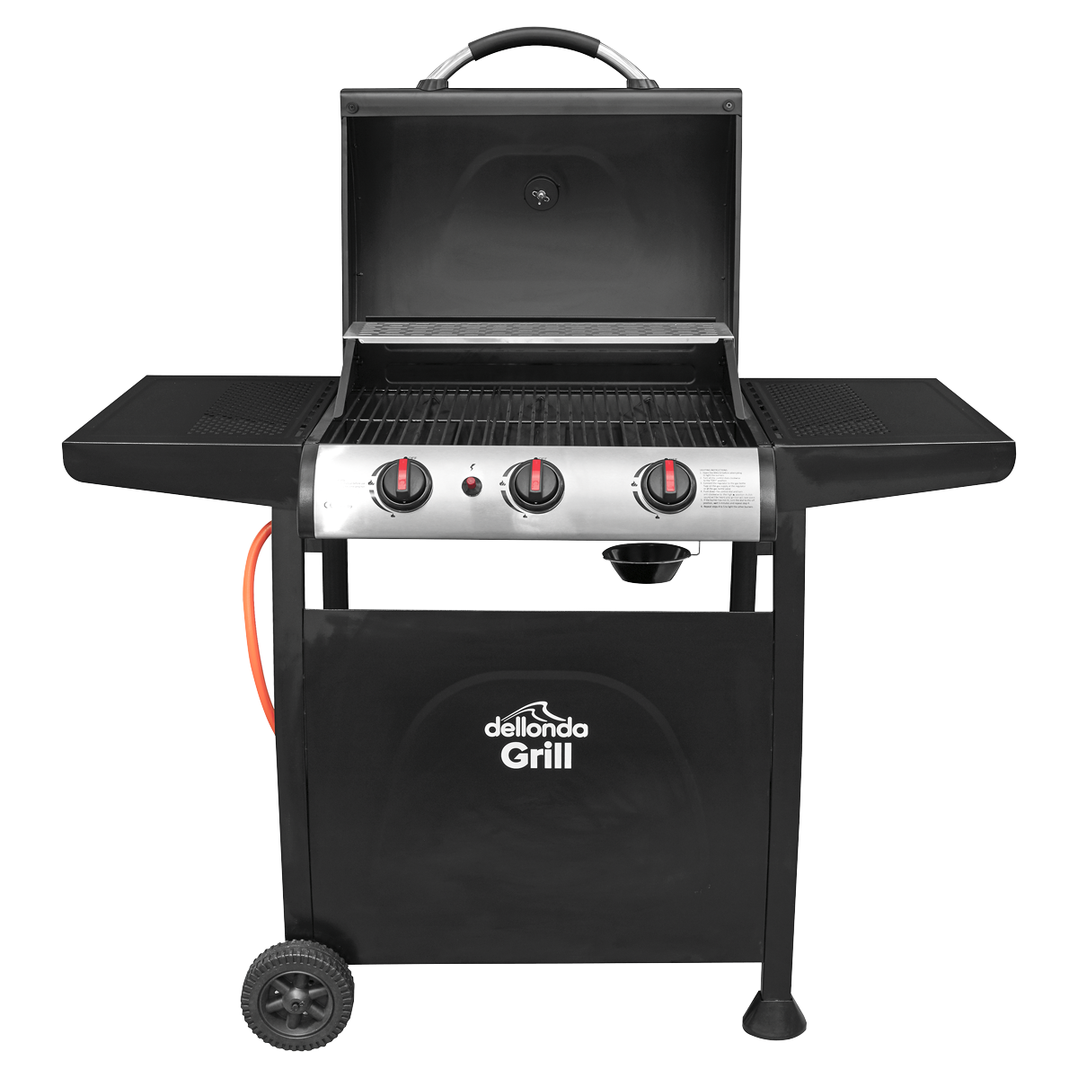 Dellonda DG14 3 Burner Gas BBQ Grill with Piezo Ignition & Thermometer - additional view 4