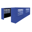 Dellonda DG155 Premium Side Walls/Doors/Windows for Gazebo/Marquee, Fits 3 x 6m Models - Blue