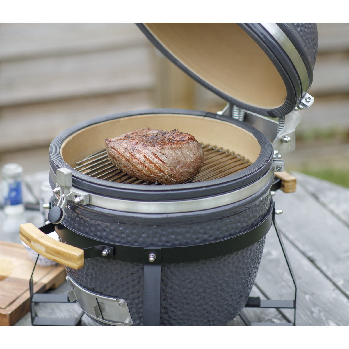 Dellonda DG158 Deluxe 16"(40cm) Ceramic Kamado Style BBQ - additional view 2