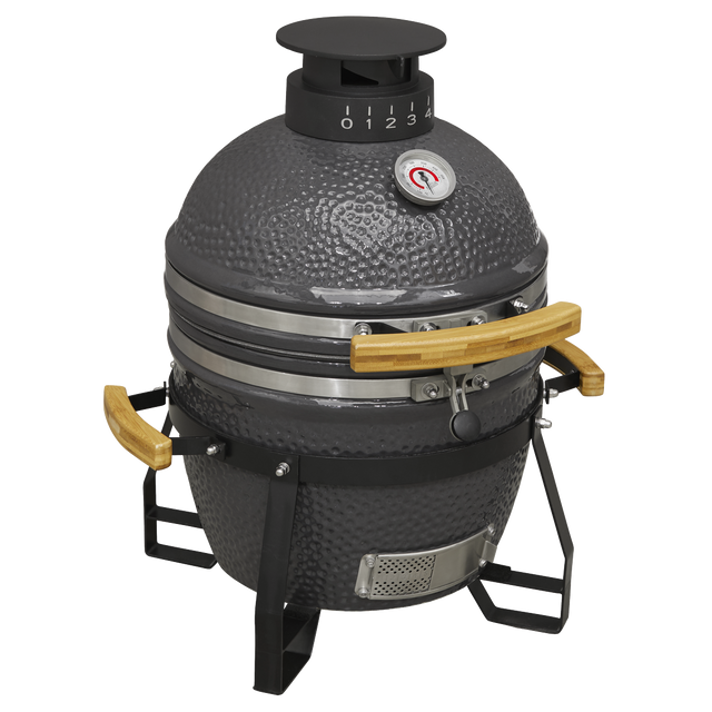Dellonda DG158 Deluxe 16"(40cm) Ceramic Kamado Style BBQ