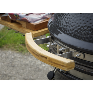 Dellonda DG159 Deluxe 22"(56cm) Ceramic Kamado Style BBQ with Wheeled Stand - additional view 13