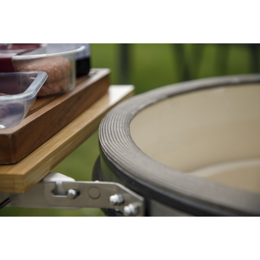 Dellonda DG159 Deluxe 22"(56cm) Ceramic Kamado Style BBQ with Wheeled Stand - additional view 15