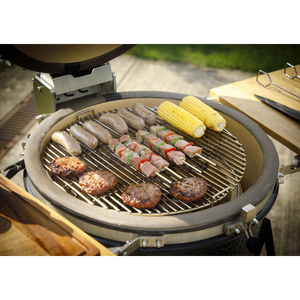 Dellonda DG159 Deluxe 22"(56cm) Ceramic Kamado Style BBQ with Wheeled Stand - additional view 17