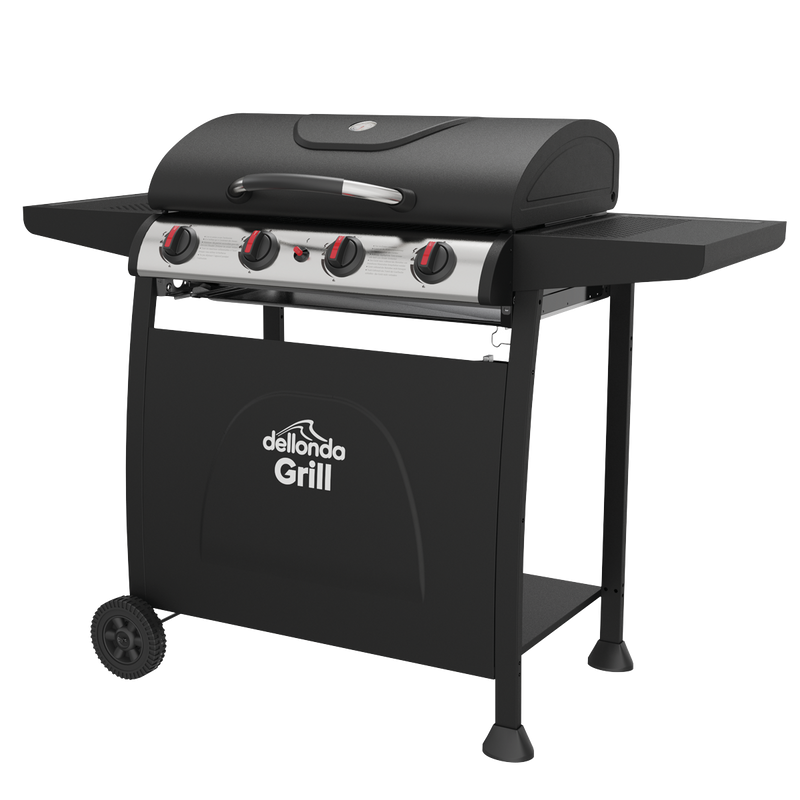 Dellonda DG15 4 Burner Gas BBQ Grill with Piezo Ignition & Thermometer - additional view 18