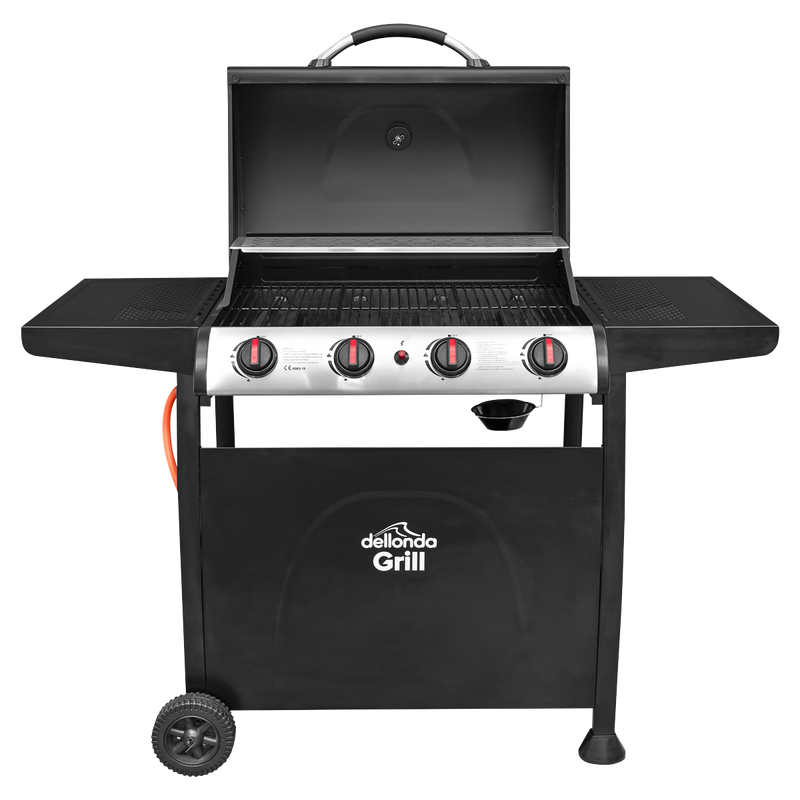 Dellonda DG15 4 Burner Gas BBQ Grill with Piezo Ignition & Thermometer - additional view 19