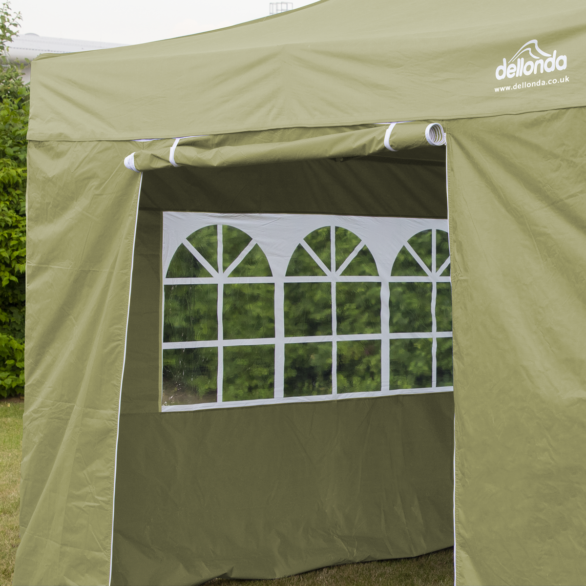 Dellonda DG160 Premium 2x2m Pop-Up Gazebo & Side Walls, PVC Coated, Water-Resistant Fabric, Supplied with - additional view 6