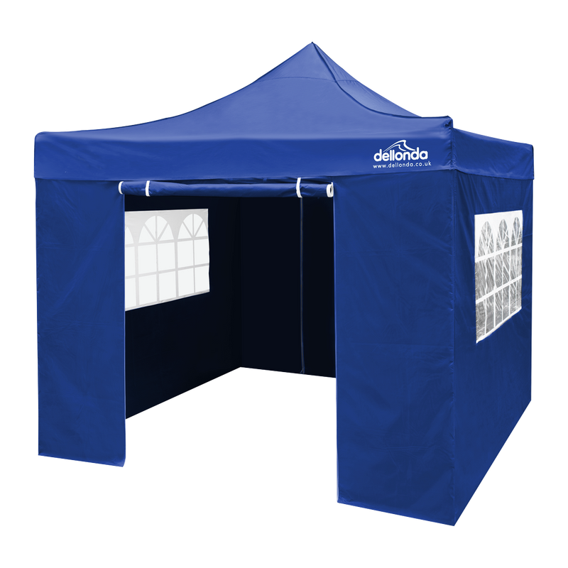 Dellonda DG161 Premium 2x2m Pop-Up Gazebo & Side Walls, PVC Coated, Water-Resistant Fabric, Supplied with - additional view 2