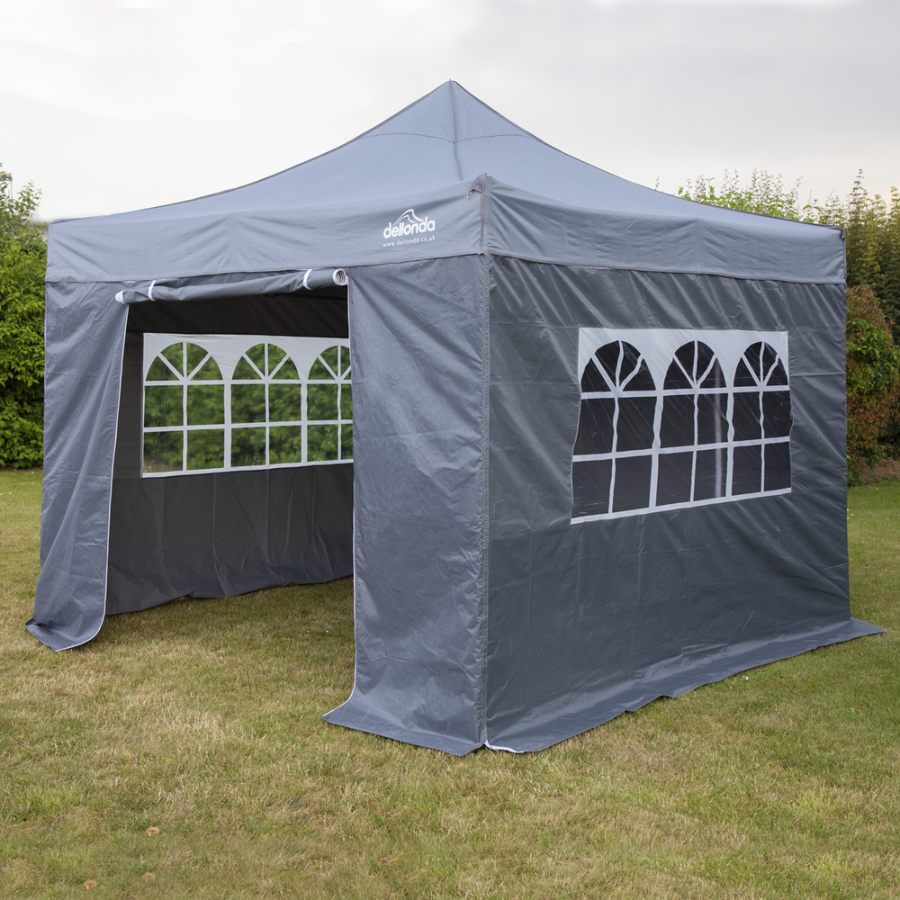 Dellonda DG163 Premium 2x2m Pop-Up Gazebo & Side Walls, PVC Coated, Water-Resistant Fabric, Supplied with - additional view 7