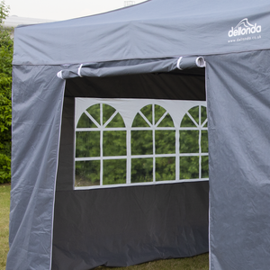 Dellonda DG163 Premium 2x2m Pop-Up Gazebo & Side Walls, PVC Coated, Water-Resistant Fabric, Supplied with - additional view 4