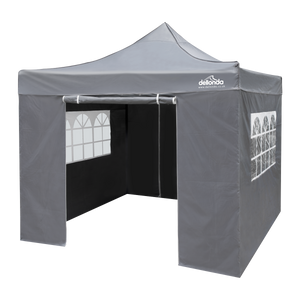 Dellonda DG163 Premium 2x2m Pop-Up Gazebo & Side Walls, PVC Coated, Water-Resistant Fabric, Supplied with - additional view 5
