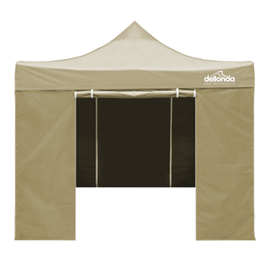 Dellonda DG164 Premium 3x3m Pop-Up Gazebo & Side Walls, PVC Coated, Water-Resistant Fabric with Carry - additional view 4