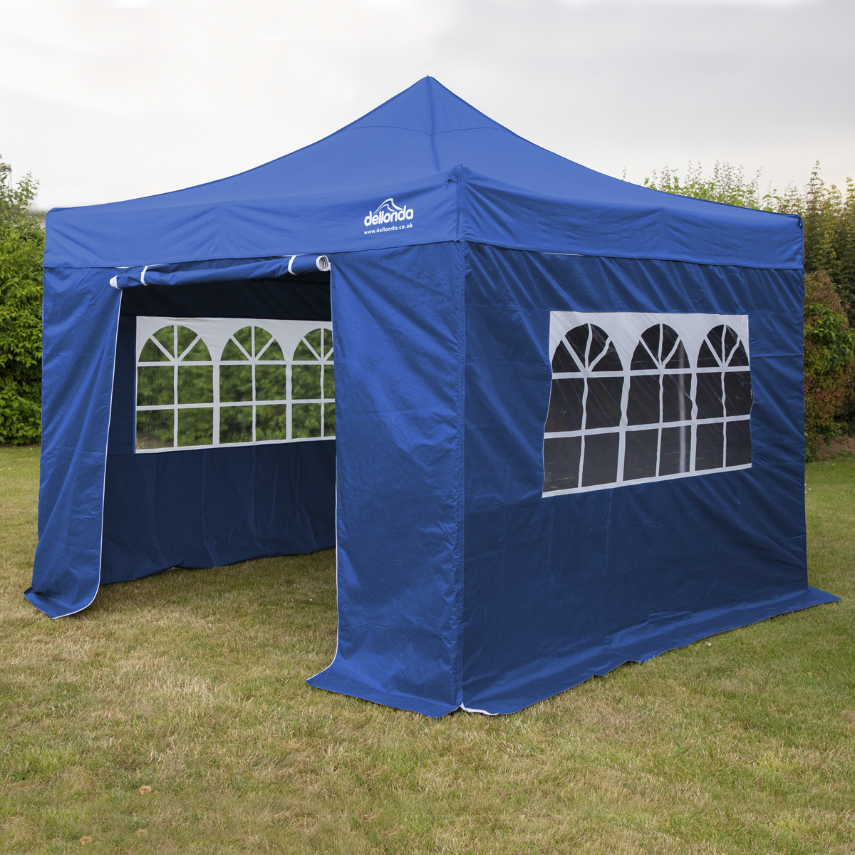 Dellonda DG165 Premium 3x3m Pop-Up Gazebo & Side Walls, PVC Coated, Water-Resistant Fabric with Carry - additional view 5