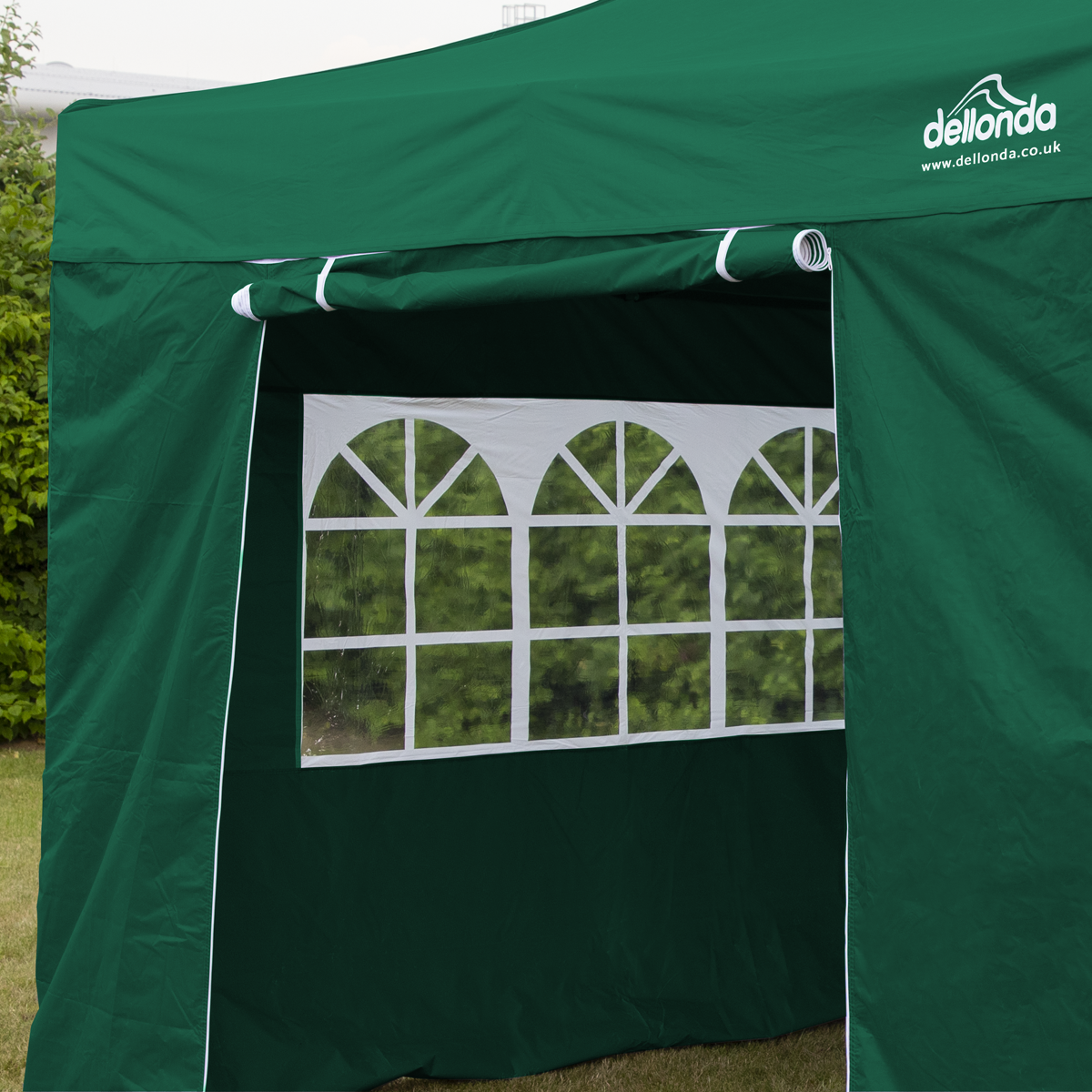 Dellonda DG166 Premium 3x3m Pop-Up Gazebo & Side Walls, PVC Coated, Water-Resistant Fabric with Carry - additional view 7
