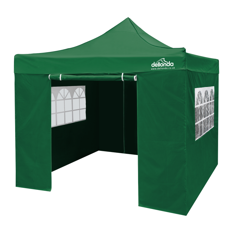 Dellonda DG166 Premium 3x3m Pop-Up Gazebo & Side Walls, PVC Coated, Water-Resistant Fabric with Carry - additional view 4