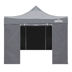 Dellonda DG167 Premium 3x3m Pop-Up Gazebo & Side Walls, PVC Coated, Water-Resistant Fabric with Carry - additional view 3