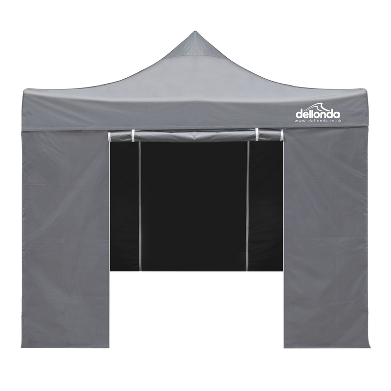 Dellonda DG167 Premium 3x3m Pop-Up Gazebo & Side Walls, PVC Coated, Water-Resistant Fabric with Carry - additional view 3