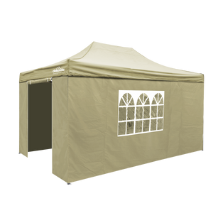Dellonda DG168 Premium 3x4.5m Pop-Up Gazebo & Side Walls, PVC Coated, Water-Resistant Fabric with Carry - additional view 2