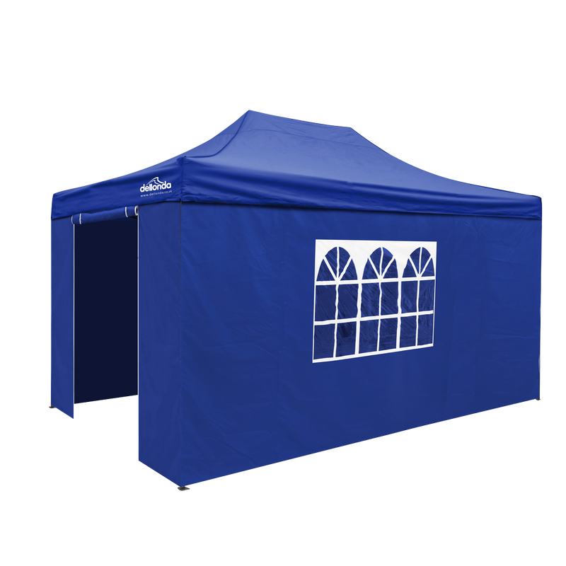 Dellonda DG169 Premium 3x4.5m Pop-Up Gazebo & Side Walls, PVC Coated, Water-Resistant Fabric with Carry - additional view 2