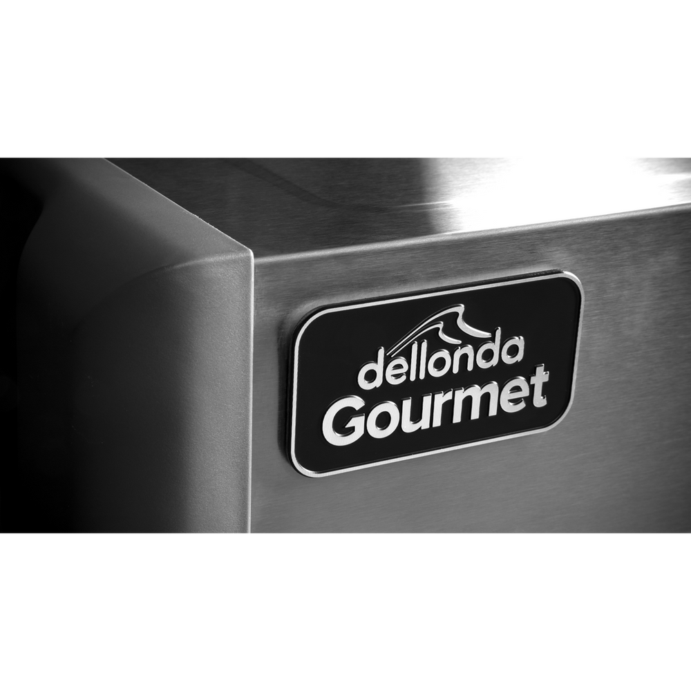 Dellonda DG16 3 Burner Deluxe Gas BBQ Grill with Piezo Ignition & Thermometer - Stainless Steel - additional view 8