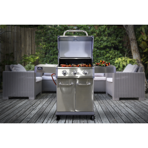 Dellonda DG16 3 Burner Deluxe Gas BBQ Grill with Piezo Ignition & Thermometer - Stainless Steel - additional view 13