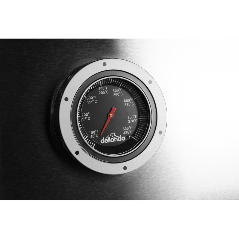 Dellonda DG16 3 Burner Deluxe Gas BBQ Grill with Piezo Ignition & Thermometer - Stainless Steel - additional view 21