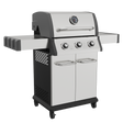 Dellonda DG16 3 Burner Deluxe Gas BBQ Grill with Piezo Ignition & Thermometer - Stainless Steel