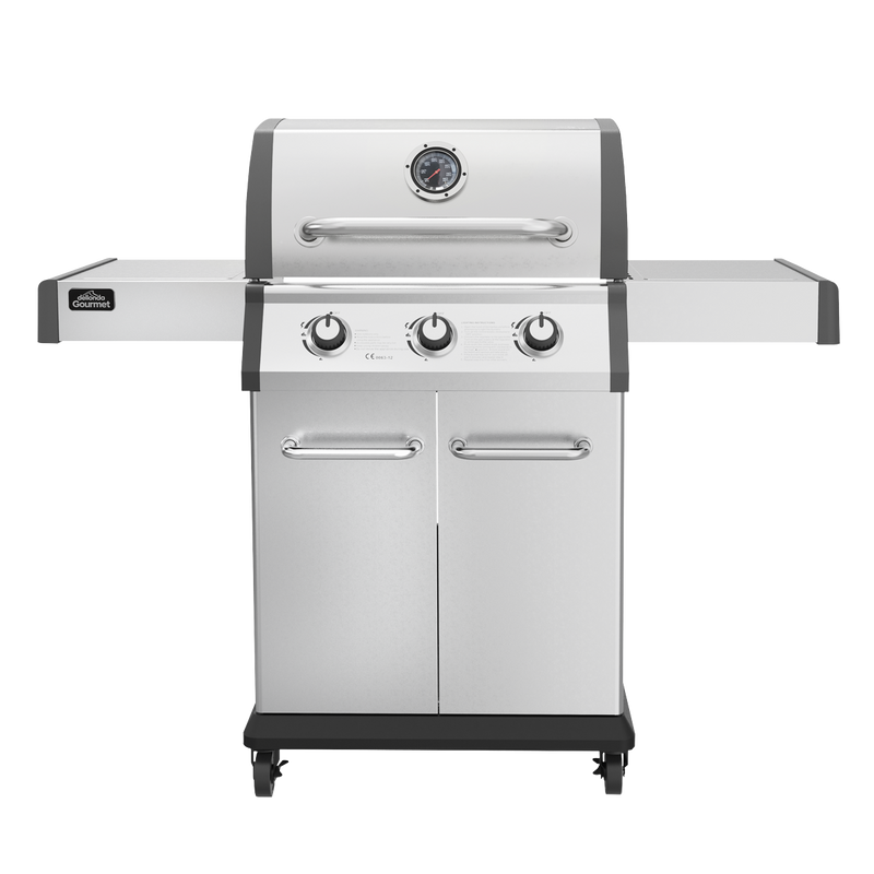 Dellonda DG16 3 Burner Deluxe Gas BBQ Grill with Piezo Ignition & Thermometer - Stainless Steel - additional view 16