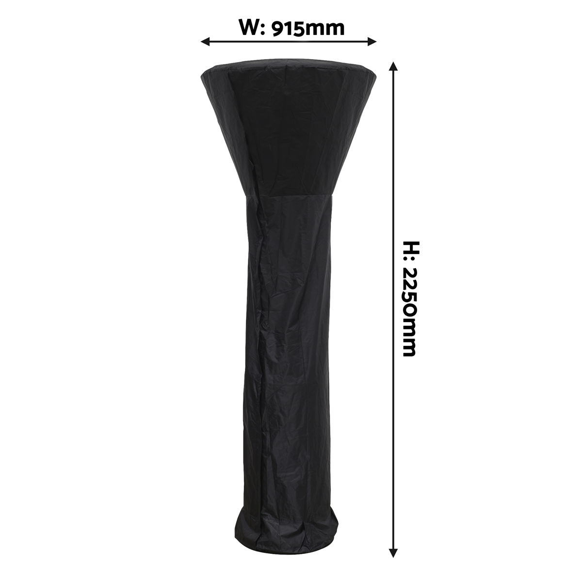 Dellonda DG179 Tower Patio Heater Cover, Heavy-Duty & Water-Resistant - additional view 4